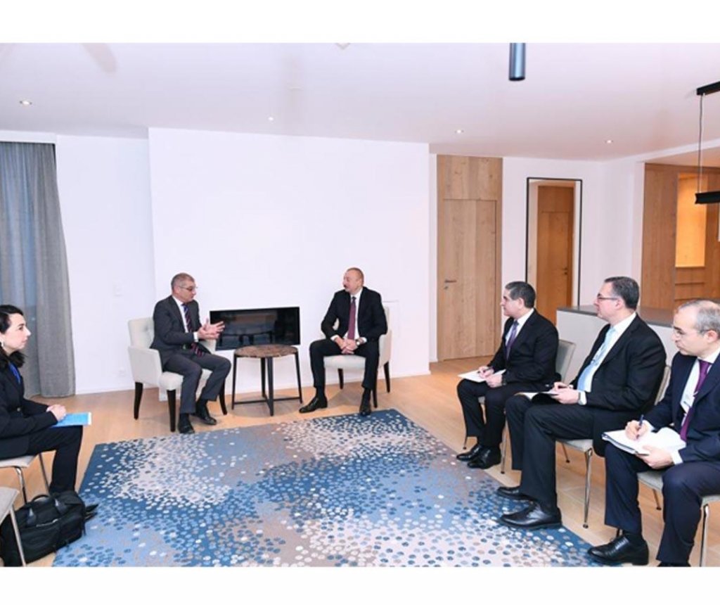Azərbaycan Prezidenti “Procter and Gamble Europe” şirkətinin prezidenti ilə görüşüb