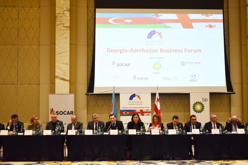 Tbilisidə Azərbaycan-Gürcüstan biznes forumu keçirilir
