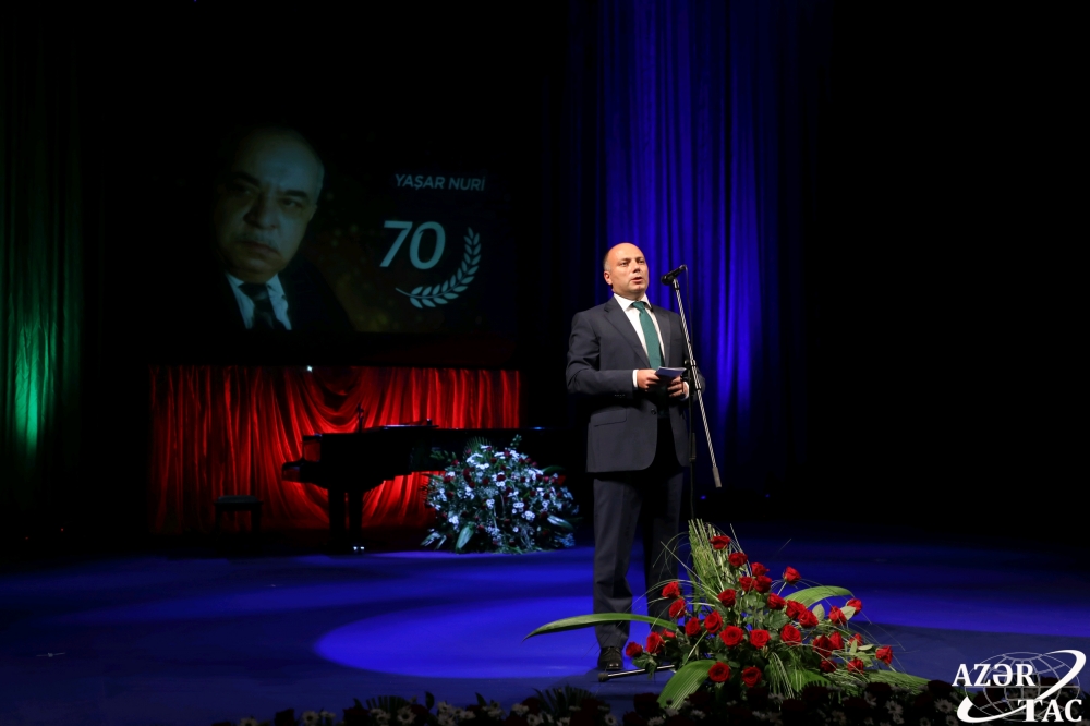 Xalq artisti Yaşar Nurinin anadan olmasının 70 illiyi qeyd edilib