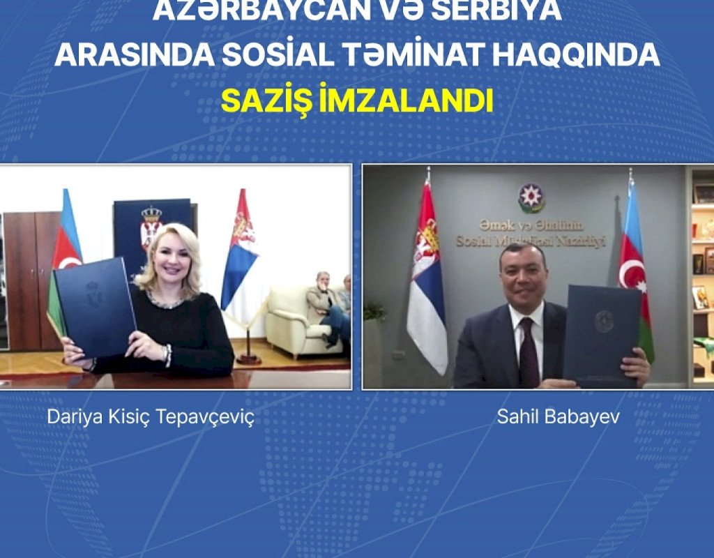 Azərbaycan və Serbiya arasında Saziş imzalanıb
