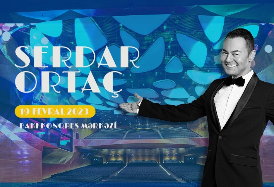 Türkiyənin məşhur müğənnisi Serdar Ortaç Bakıda konsert verəcək
