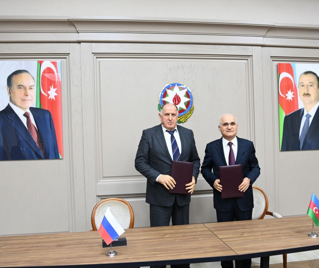 Azərbaycan və Dağıstan arasında əməkdaşlığın əsas istiqamətlərinin inkişafına dair Tədbirlər Planı imzalanıb