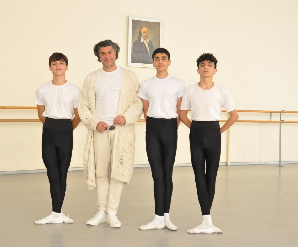 Dünya şöhrətli balet artisti Nikolay Tsiskaridze Bakı Xoreoqrafiya Akademiyasının qonağı olub