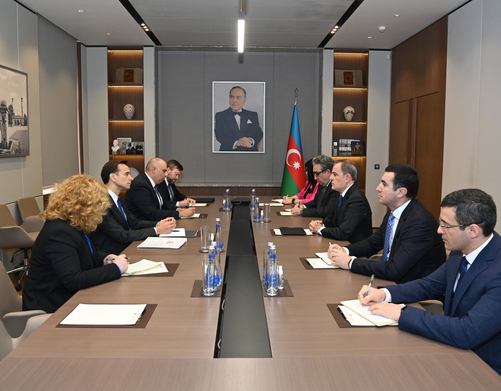Ceyhun Bayramov ABŞ Dövlət Departamentinin nümayəndəsini qəbul edib