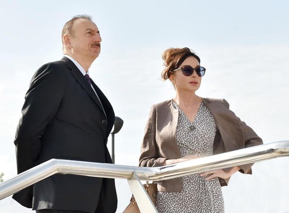 Prezident İlham Əliyev və Birinci xanım Mehriban Əliyeva Kəlbəcər rayonunun Vəngli kəndində olublar