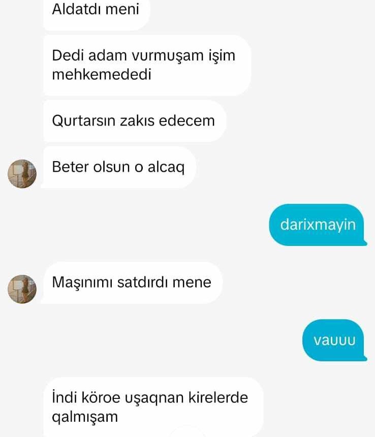 DTV rəhbərinin oğlu Əli Hüseynovdan şok şikayət...