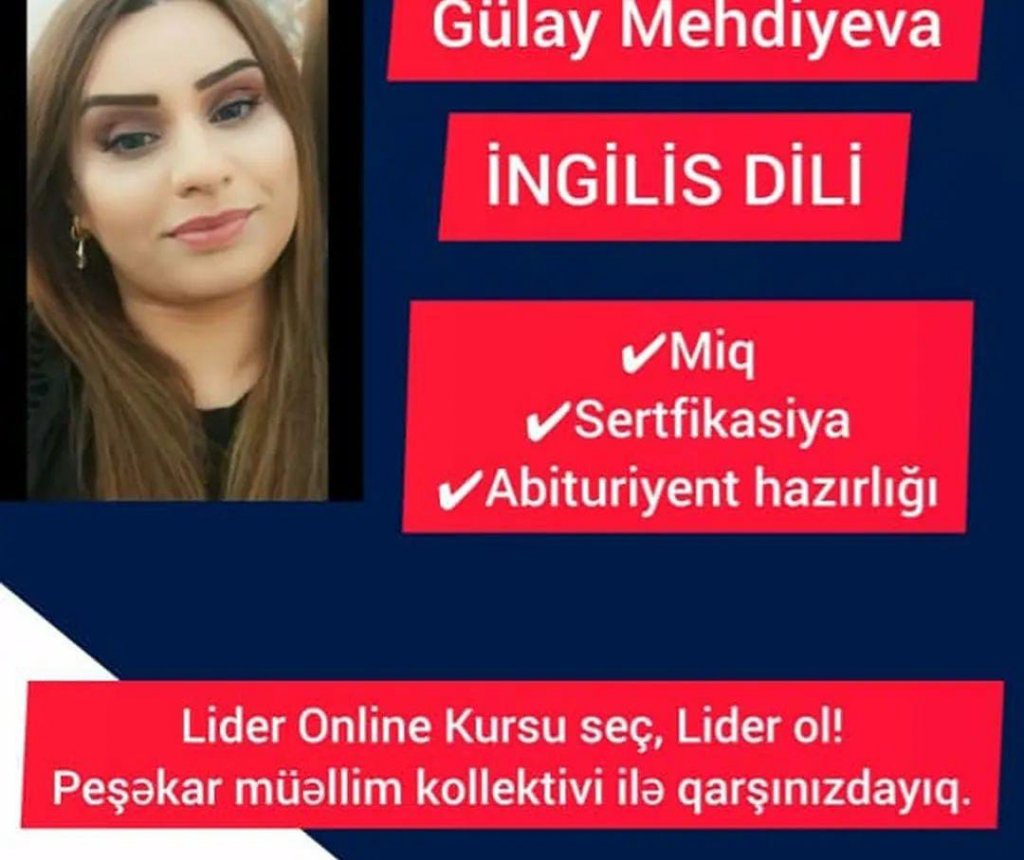 Təlimçi müəllim Gülay Mehdiyeva: "Şəhid bacısı olmağımla fəxr edirəm"