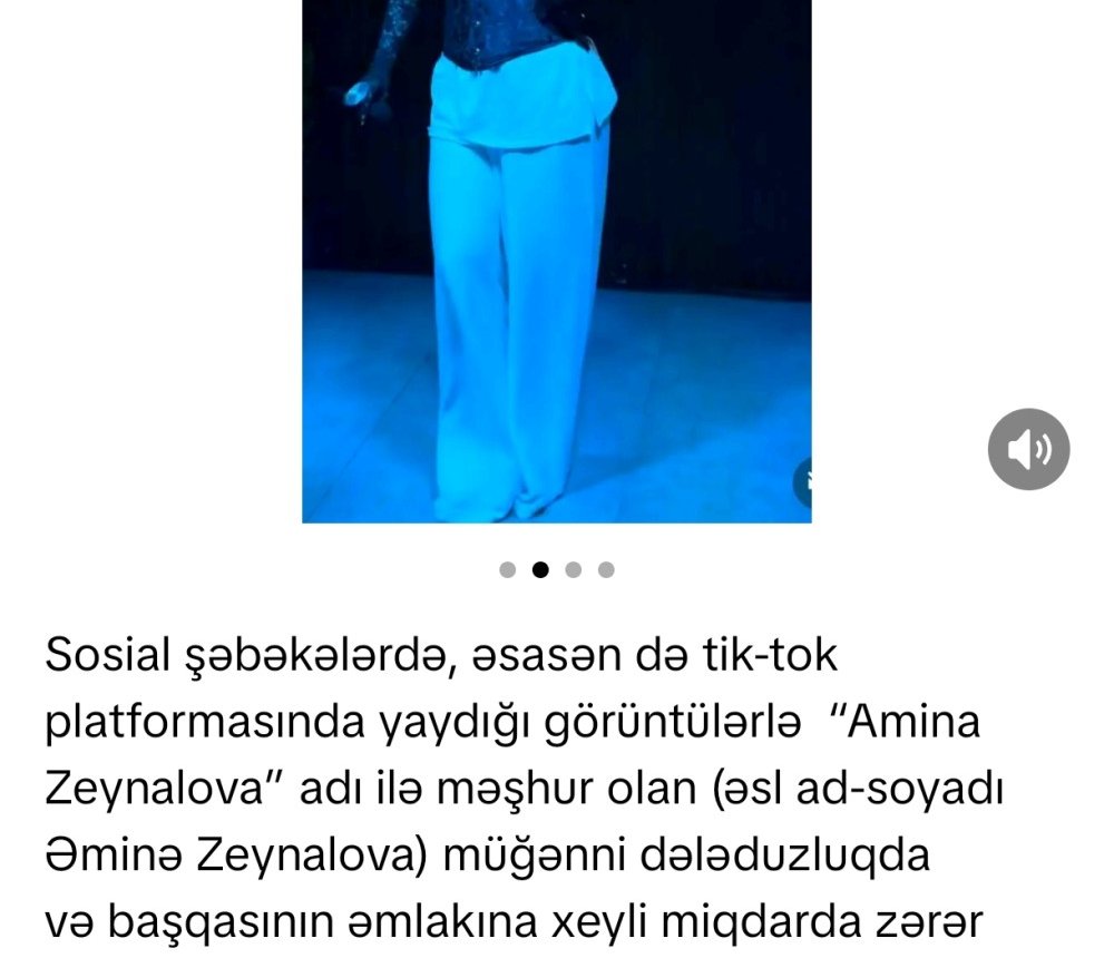 "Tiktok"da "müğənni" olan Əminə Zeynalova həbs oluna bilər/ Şikayətlər var + İDDİA