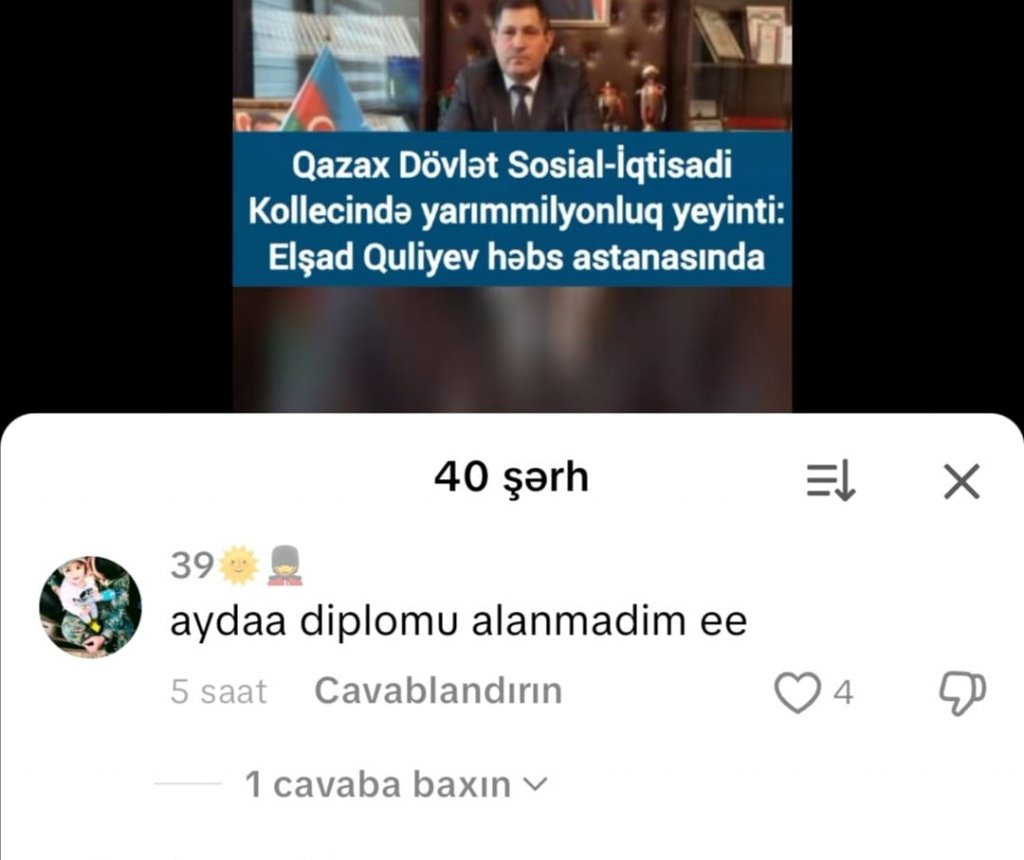 Qazax Dövlət Sosial-İqtisadi Kollecində yarım milyonluq yeyinti iddiası – Sosial şəbəkələrdə etiraz dalğası böyüyür
