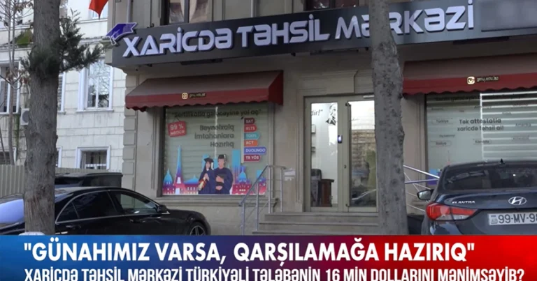 Xaricdə təhsil mərkəzi tələbənin başına oyun açıb?