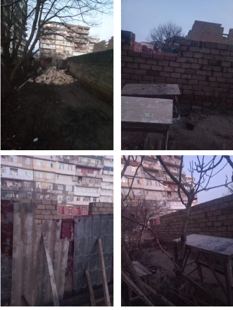 Eldar Əzizov xəbərdarlıq etsə də Xətaidə aparılan qanunsuz tikilinin qarşısı alınmır -FOTOLAR