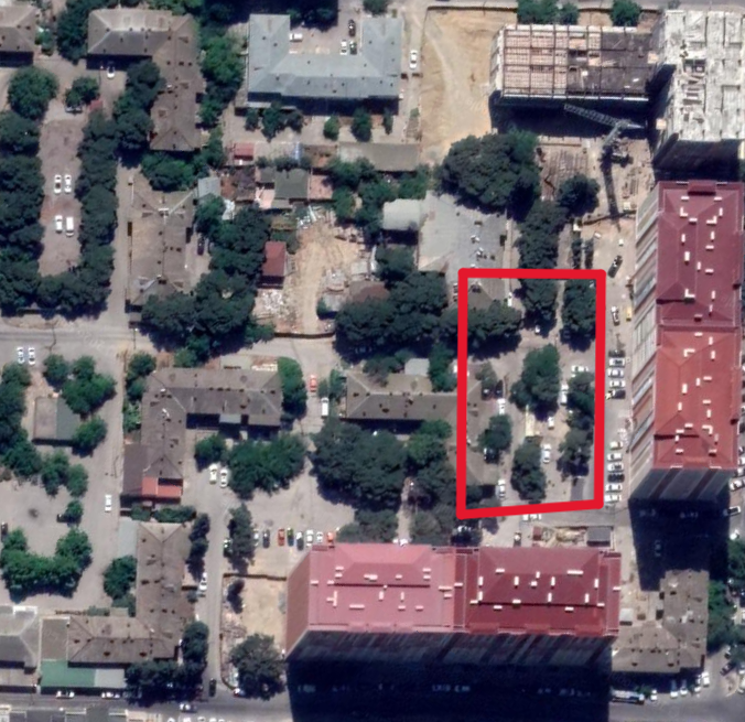 Orbita MTK ağacları kəsərək tikinti işləri aparıb - FOTOLAR