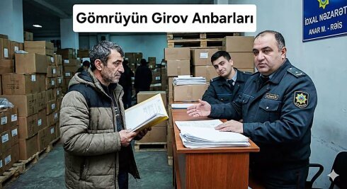 "O yekəqarının kiçik bir möhürü var, onu vurmasa, mal buraxılmayacaq"